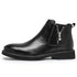 Elegant Narrow Width Chelsea Boots for Men - Genuine Leather Ankle Shoes with Zippers in British Style